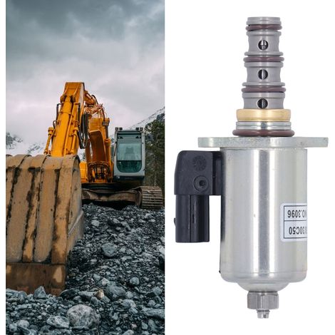Électrovanne de pompe hydraulique KDRDE5K-50/30C50-122 12 V compatible avec les nouveaux modèles KOBELCO SK200-8/SK250/SK330/SK350-8 (1/5)