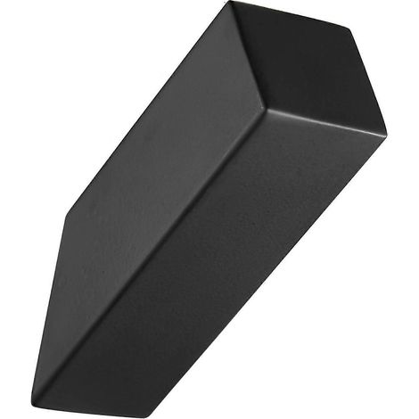 Lot de crochets muraux noirs mats robustes en acier inoxydable SUS 304 pour salle de bain, chambre, entrée, vestiaire, garage. Fixation murale. (1/5)