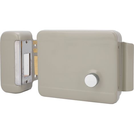 Kit de gâche électrique pour contrôle d'accès communautaire, serrure électromagnétique bidirectionnelle à 2 fils (9-12 V). (1/5)