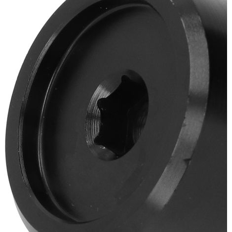 Vis de bouchon de remplissage d'huile moteur pour moto, compatible avec Yamaha, Ducati, Triumph et Honda (noire). (1/4)