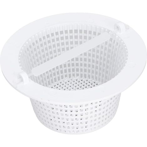 Panier de Skimmer Piscine 16cm I Panier de Rechange pour Skimmer Standard I Préfiltre de Piscine I avec poignée pour Un Retrait Facile I Résistant au Chlore (1/5)