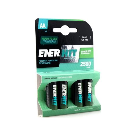 Pila enerhit recargable hr06 2500mah blister 4uds (1/2)