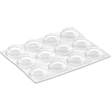 Tope prot.golpes Ø12,7x3,5mm adh antidesl tra gota inofix
