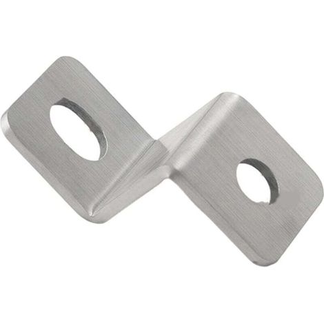 Soportes y abrazaderas ajustables de acero inoxidable para una construcción de muebles robusta. Escuadras ajustables en forma de Z.
