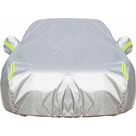 Housse de voiture extérieure 190t housse de protection imperméable à l'eau, compartiment ouvert, doublure en coton respirant, protection UV berline, poussière de neige 4.151.71.5 (1/5)