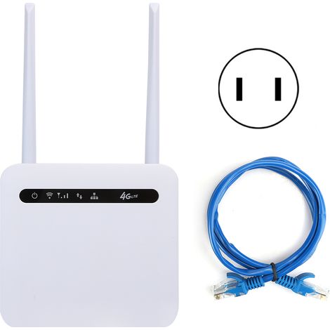 Routeur 4G industriel vertical réseau complet Europe Afrique 2-en-1 fréquence 300M (100-240V) prise US (1/5)