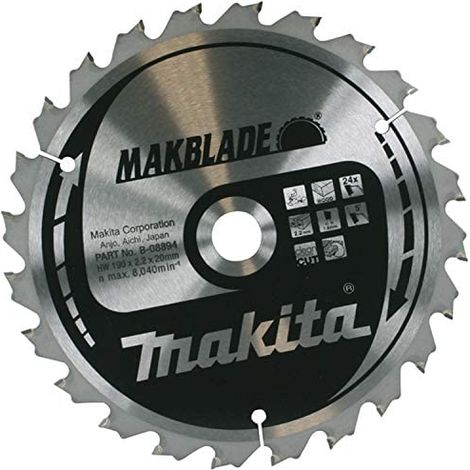 MAKITA Holzsägeblatt MAKBLADE 190x2,2x20 mm 24 Zähne B-08894 (1/2)