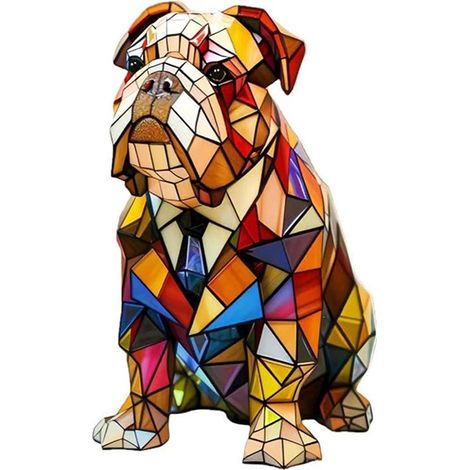 Lámpara de noche artística de rottweiler, lámpara de noche de resina teñida con forma de bulldog francés.Decoración de interiores vintage con animales