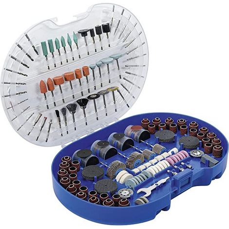 Bgs Technic – Coffret d'accessoires pour outils rotatifs Dremel et Proxxon – 315 pièces – Pour bois, métal, verre – Ponçage, meulage, perçage précis (1/3)