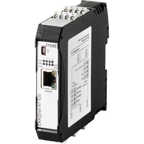 Ixxat 1.01.0332.42000 Convertitore CAN Ethernet, CAN, USB 9 V/DC, 12 V/DC, 24 V/DC, 36 V/DC 1 pz. (1/4)
