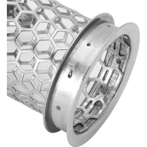 Accesorios de desagüe – Rejilla de desagüe capilar antiobstrucción – Acero inoxidable 304 – 4 juntas incluidas (1/5)