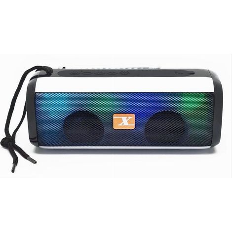MaxTech - Cassa Altoparlante Bluetooth Senza Fili Audio Portatile Effetto Rgb Tf Usb Tg-144 - (1/2)