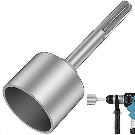 Outil de vissage SDS-Max pour tiges de mise à la terre, foret robuste en acier de 65 mm, pour perceuses à percussion et tiges de mise à la terre (2,56 po) js (1/5)