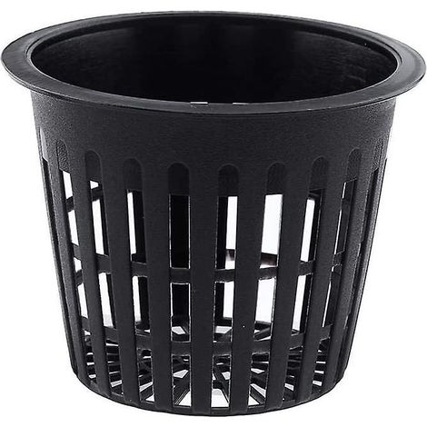 Lot de 10 pots de culture hydroponiques en maille, pour la croissance des plantes (8,3 x 6,5 cm). (1/5)