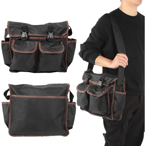 Sacoche de rangement pour outils en polyester, sac messager multifonctionnel pour électricien (1/5)