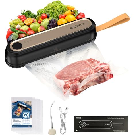 Machine Sous Vide Alimentaire Compacte, Appareil d'Emballage et de Scellage avec Sacs de Conservation (1/5)