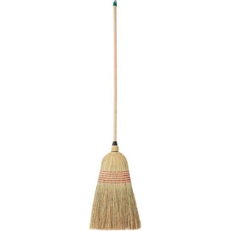 Balai paille de riz 5 fils pour ramasser poussières et déchets – Balayage sur sol sec ou humide – 842 – Mercier