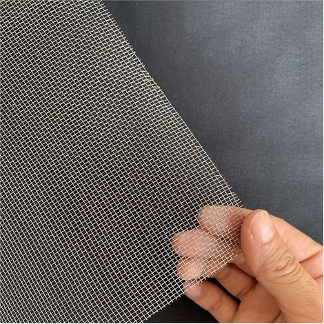 Maille Anti-Insecte Métallique 8 Mesh 18 Mesh 60 Mesh Moustiquaire Résistant À La Corrosion Facile À Couper Rideau Moustiquaire Jardin Cuisine Fenêtre Trou Filtre,18 mesh,1x6m (1/5)