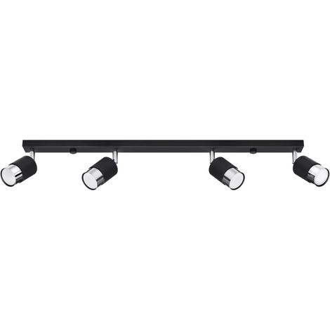 NERO 4 black/chrome ceiling lamp (1/5)