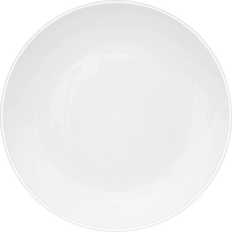 assiette "square" blanc 25cm (1/2)