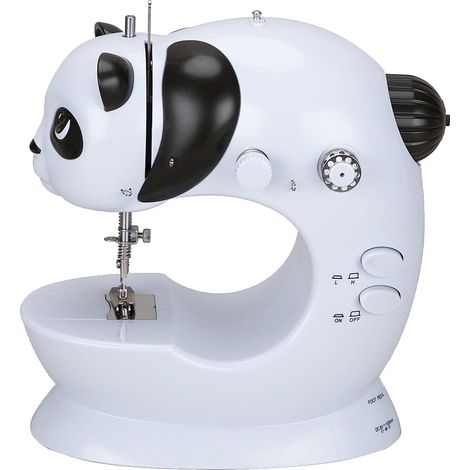 Mini Machine à Coudre Électrique, Machine à Coudre Portable Pour Débutants Et Enfants, Motif Mignon, Double Filetage, Adapté Aux Tissus, Vêtements, Voyages En Famille (1/5)