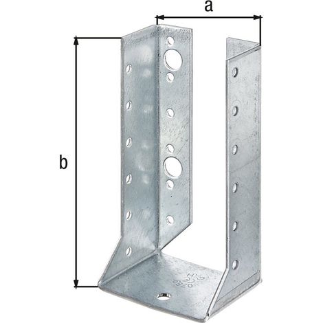 Soporte U brida interior 64x128 Galva Alberts - 335229
