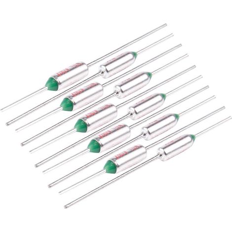 10 Pcs 250V 10A TF 120 Degree Celsius Cutoffs Thermal Fuse (1/5)