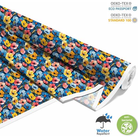 Outdoor dekostoffe oxford - Motiv Blumen I DX5271 (1/5)