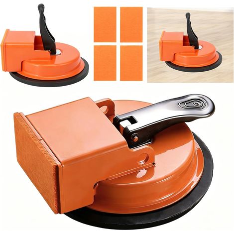 Reparaturwerkzeug für Laminatböden mit Saugnapf, robuste Klemme mit Saugnapf für Laminat, Parkett, Fliesen, Sockelleisten, Holzverkleidungen, Wohnzimmer, Wohnung, Badezimmer (1/5)