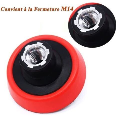 QORVA-Lot de 3 disques de ponçage M14 (25 mm, 50 mm et 75 mm) avec fixation Velcro, pour perceuse et meuleuse d'angle. (1/3)