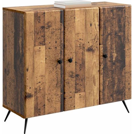 Maison Exclusive - Credenza Legno antico 89 x 34,5 x 80 cm Legno ingegnerizzato