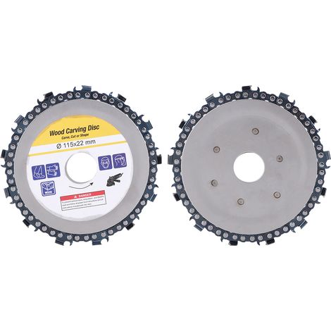 4,5-Zoll-Winkelschleifer-Kettenscheibe, Biegearbeiten, Holzbearbeitungszubehör, Hartmetall, 13 Zähne, 115 mm (4,5 Zoll, 115 mm, gelb) (1/5)