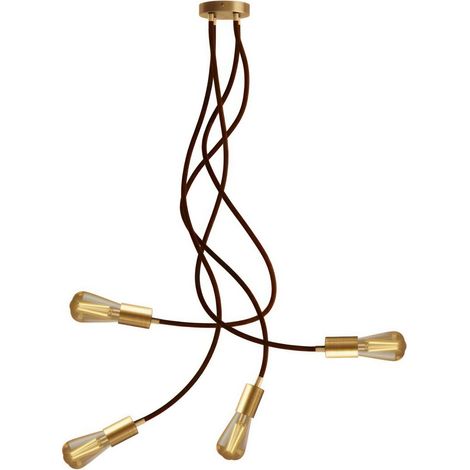 Creative Cables - Plafonnier articulé Flex 90 avec lumière diffuse et ampoule LED ST64 (1/4)