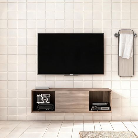Meuble de salle de bain en melamina de Madeira 120 x 30 x 29,5 cm (1/5)