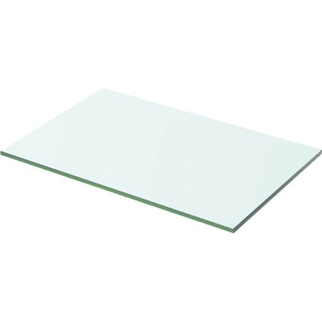vidaXL Estantes 2 unidades panel de vidrio transparente 50x25 cm (1/2)