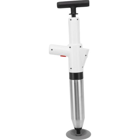 Déboucheur de toilettes puissant à air comprimé, pistolet nettoyeur manuel pour canalisations et éviers (1/5)