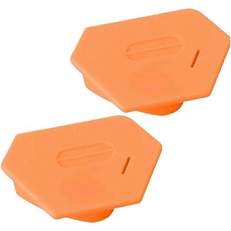 Guide de couture magnétique pour machine à coudre, guide de couture polygonal multifonctionnel avec échelle, orange, 2 pièces, SP2021122449 (1/5)
