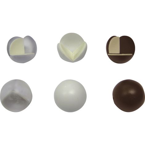 Utilia PARASPIGOLI ADESIVO A SFERA BLISTER 4 PZ.  Trasparente 12.00 confezioni