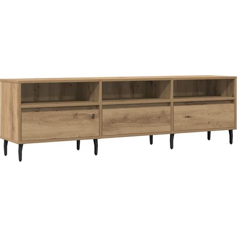 vidaXL Mobile Porta TV Rovere Artigianale 150x30x44,5 cm Multistrato (1/5)