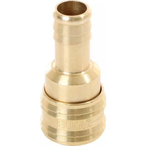 ELMAG Kupplung mit Schlauchtülle, 13 mm, Messing (1/3)