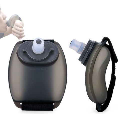 Borraccia da polso portatile da 200 ml, senza BPA, ideale per la corsa e lo sport. (1/5)