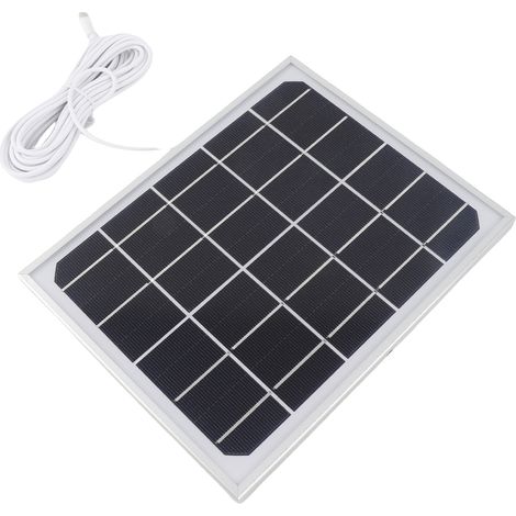 Lampe solaire suspendue pour cabane poulailler, éclairage solaire intérieur extérieur maison camping randonnée urgence ouragan rechargeable 1W 2W 5000mAh ABS blanc (1/5)