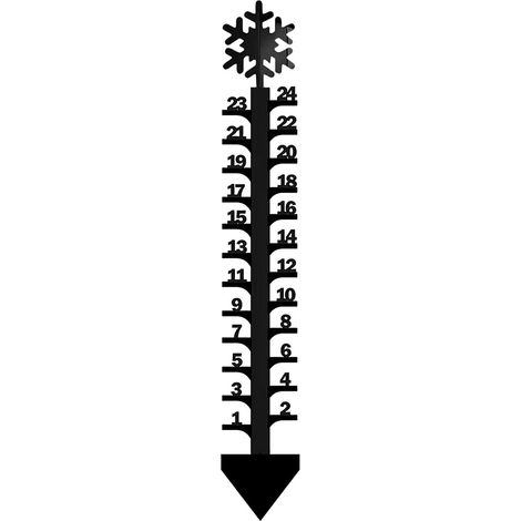 Jauge À Neige - 60 cm - Pour Extérieur Jardin Pelouse - Échelle En Acier Galvanisé - Lecture Facile - 1 Pièce (1/5)