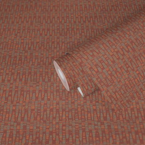A.S. Creation Antigua 390922 Vliestapete Abstrakt 10.05 x 0.53 m Rot Wohnzimmer Schlafzimmer Flur Küche Esszimmer Badezimmer Bad Arbeitszimmer Büro Diele (1/5)