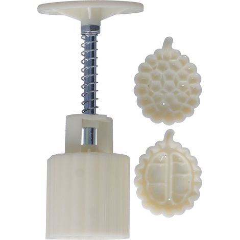 Moule à Gâteau Durian DIY Épais avec 2 Tampons pour Pâtisserie Maison 50g (1/5)