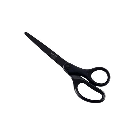 Leitz tijeras titanio antiadherentes - 180mm - revestimiento antiadherente, empuÑadura practica - negro