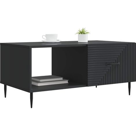 Maison Exclusive - Couchtisch Schwarz 90 x 50 x 40 cm Holzwerksto