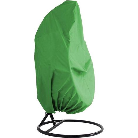 Gartenmöbelbezug - Garden Rattan Wicker Wasserdichter Hängesessel Möbelbezug - Eierschutzbezug Stuhl - 210D Oxford Polyester PVC Bezug - Grün (1/5)