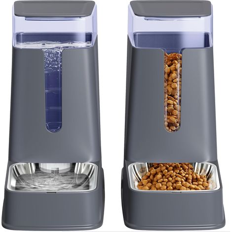 Automatic Water Dispenser Kit for Cats and Dogs (Pack of 2) - 3.8 Litre - Suitable for Small, Medium and Large Dogs (1/5)