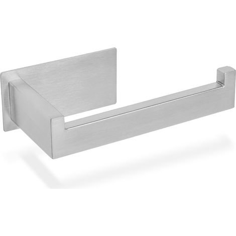 Porte Papier Toilette adhésif, Acier Inoxydable 304, Support Papier Toilette brossé sans Percage + Matériel de Montage (1/5)